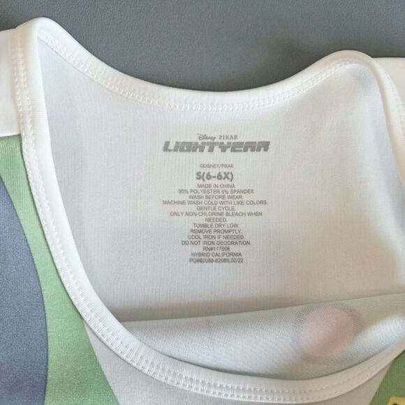 Disney’s Toy Story Buzz Lightyear Cosplay Tank Dress Girls Size Small (6/6X) - Picture 4 of 7